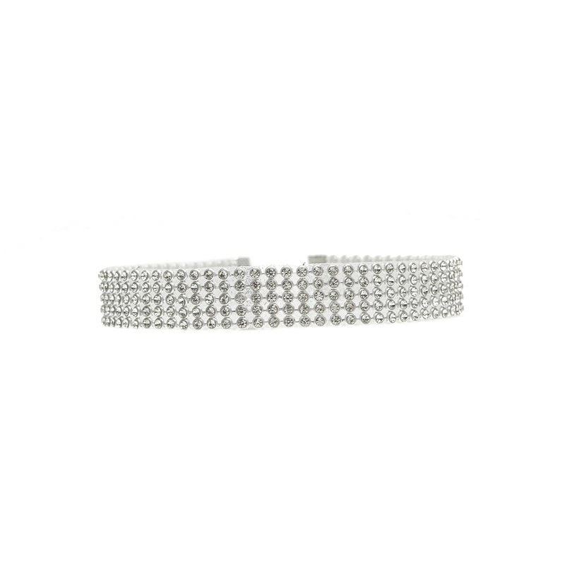 Fashion Women Full Crystal Rhinestone Choker Necklace Wedding Jewelry Chokers Necklaces for Women - Niki Ice Jewelry 