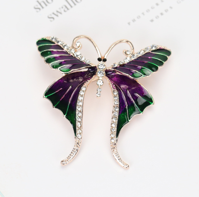 Niki Ice Butterfly Brooch is Modern Jewelry delight for Your New Attitude