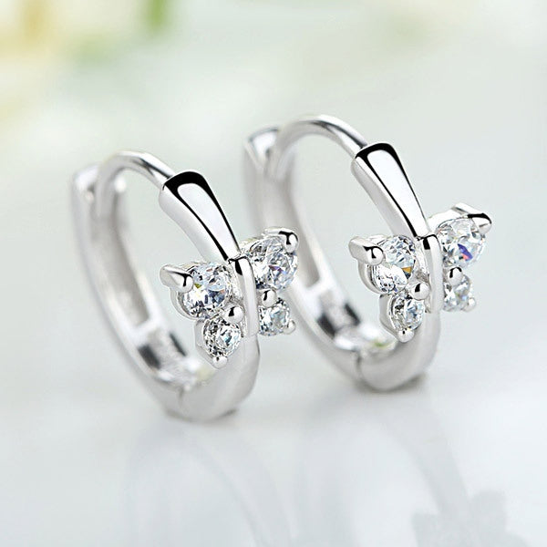 Butterfly Earrings Pair up with Wedding Ring set for a $1