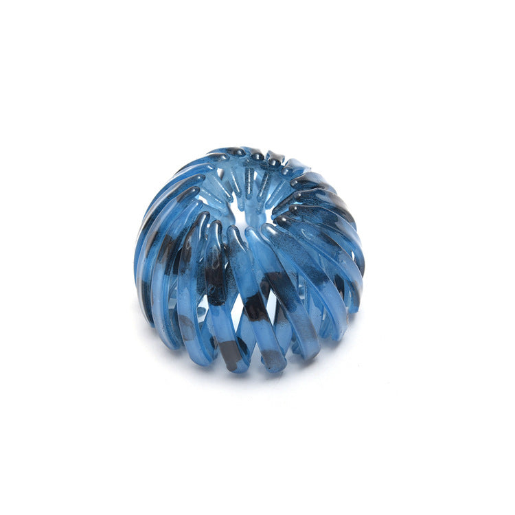Bird's Nest Hairpin Color Rhinestone Ponytail Ball Hairpin - Niki Ice Jewelry 