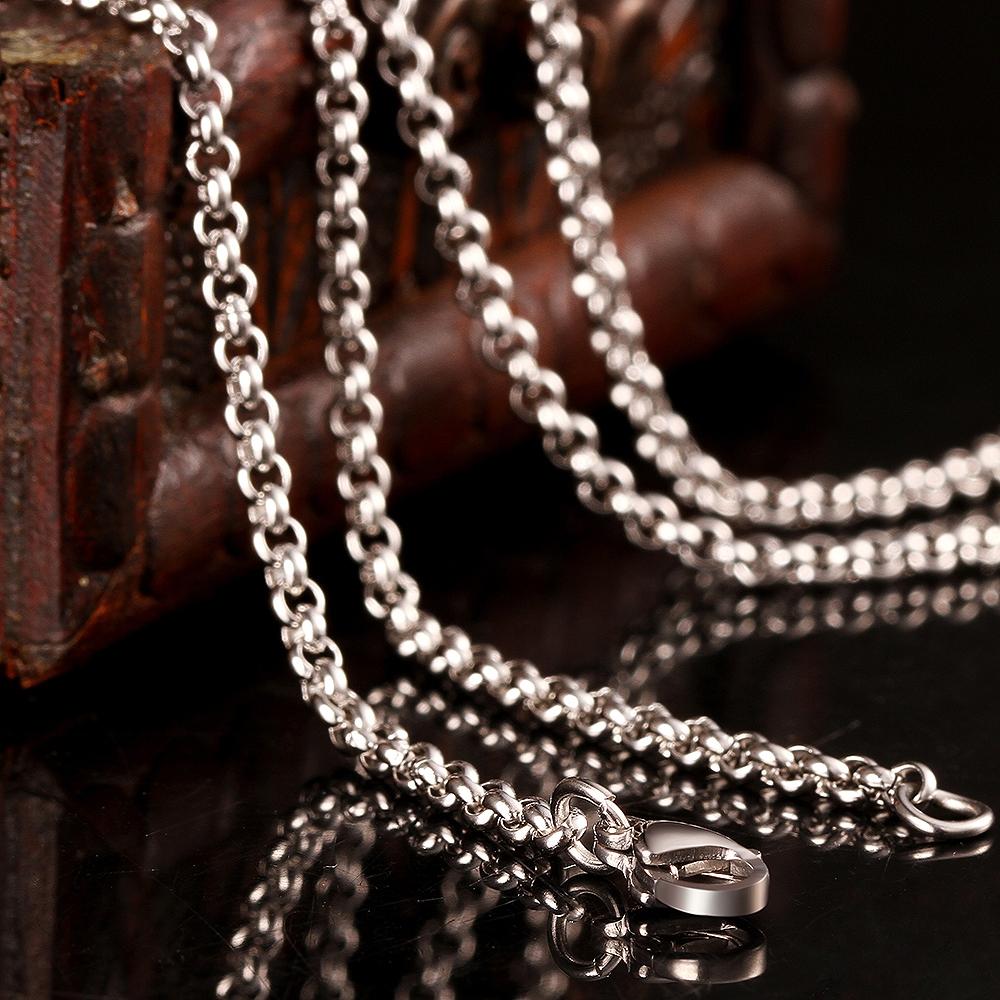 Stainless Steel Men's Chain Necklace for the Rugged Man in Your Life