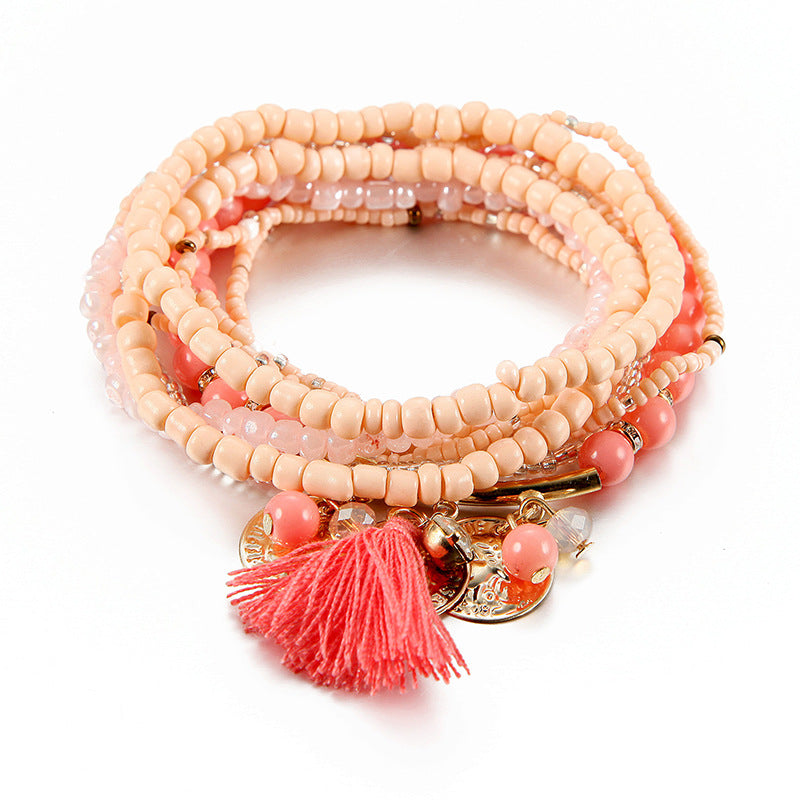 Bohemian Ethnic Style Handmade Bracelet Glass - Niki Ice Jewelry 