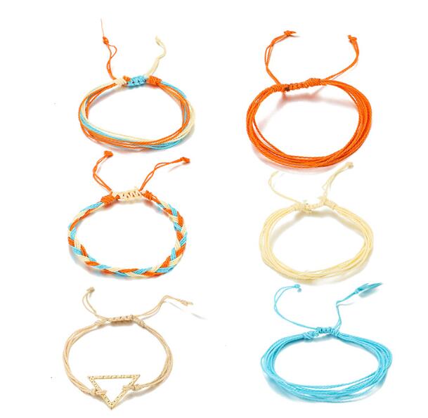 Bohemian Ethnic Jewelry Woven Bracelet Set - Niki Ice Jewelry 