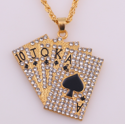 Playing Cards Pendants for the Gambler, Bettor, High-Roller in You