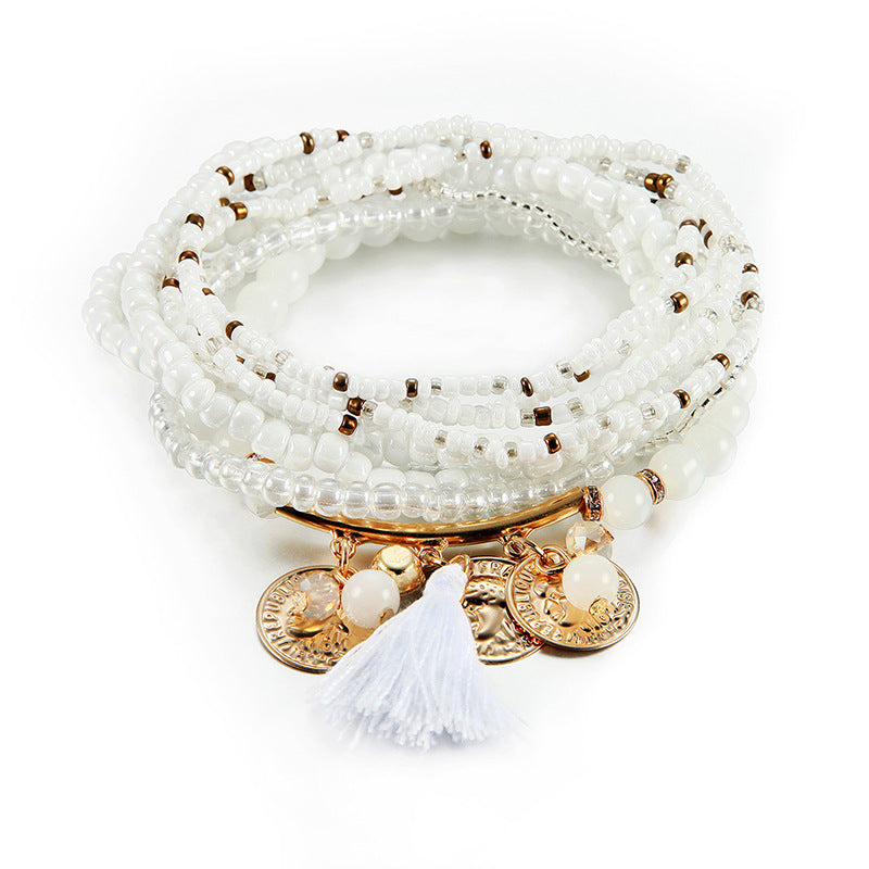 Bohemian Ethnic Style Handmade Bracelet Glass - Niki Ice Jewelry 