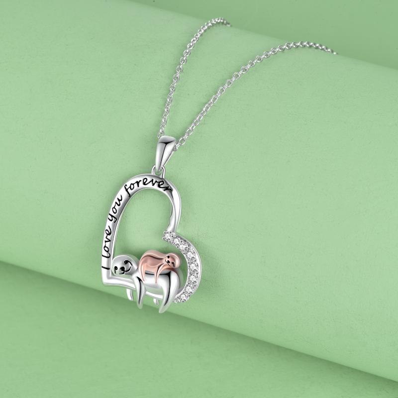 Sloth Necklace for Mom Women Girls Sloth Jewelry Gifts - Niki Ice Jewelry 