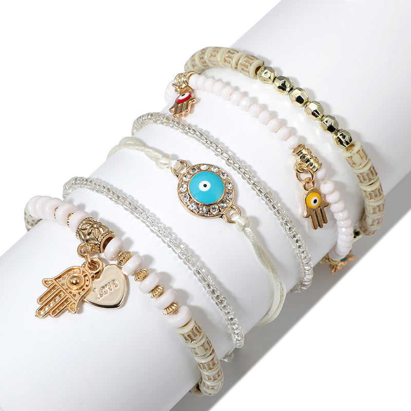 Bohemian six-piece bracelet - Niki Ice Jewelry 