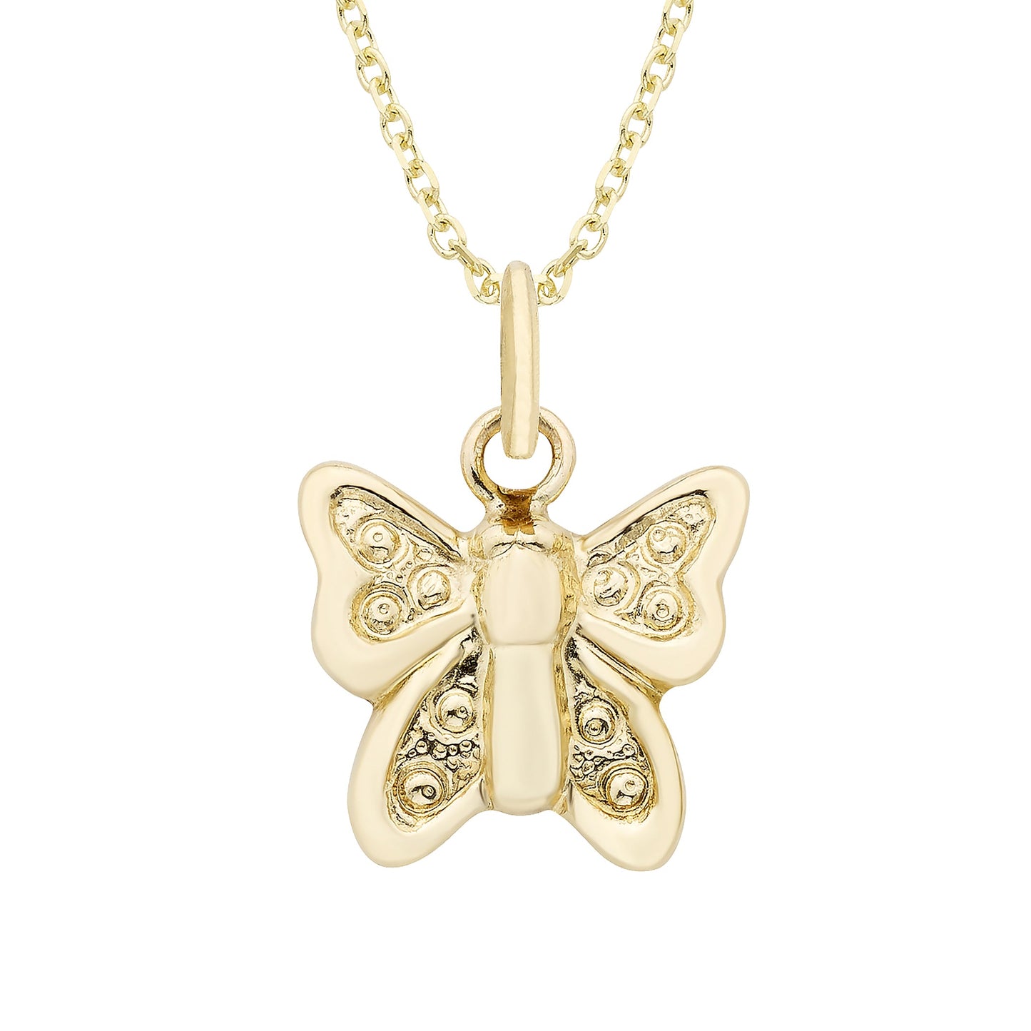 14k gold butterfly Pendant