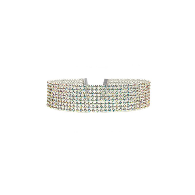 Fashion Women Full Crystal Rhinestone Choker Necklace Wedding Jewelry Chokers Necklaces for Women - Niki Ice Jewelry 
