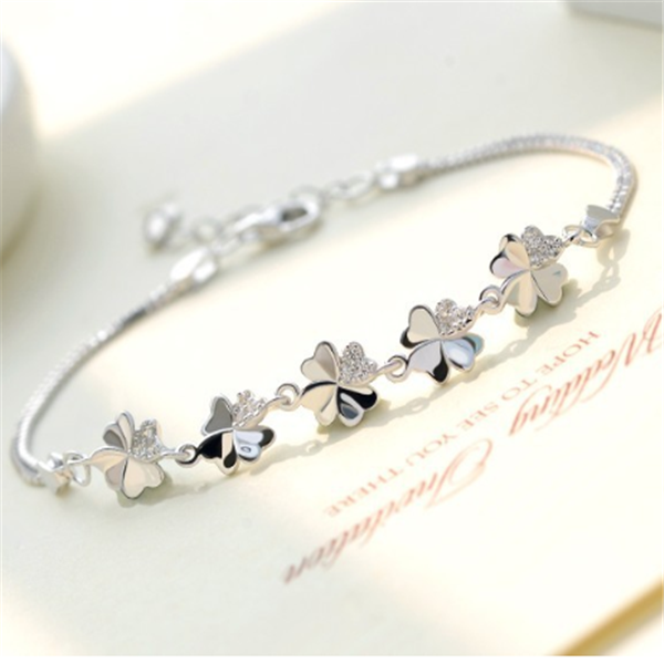 Four-leaf Clover Bracelet for the Lucky Irish! - Niki Ice Jewelry 