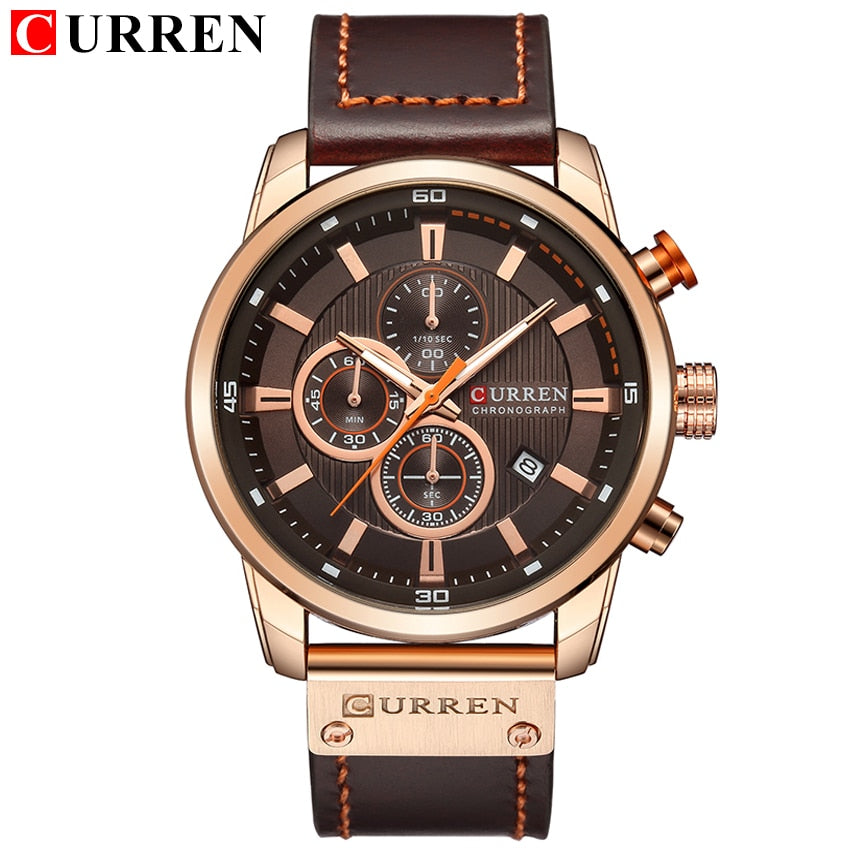CURREN Fashion Date Quartz Men Watches Top Brand Luxury Male Clock Chronograph Sport Mens Wrist Watch