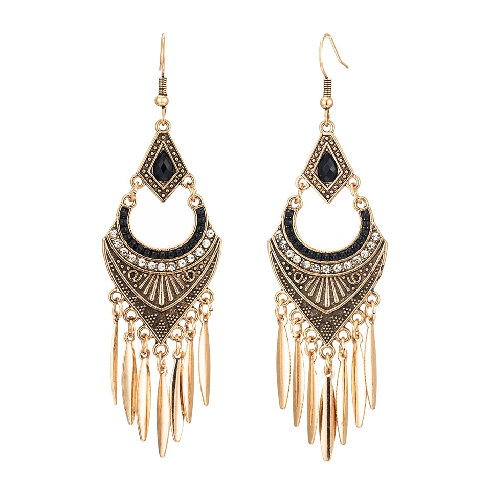 Boho Vintage Ethnic Dangle Drop Long Earrings Hanging Gifts for women  for Women Female Fashion Indian Jewelry Ornaments Ear - Niki Ice Jewelry 