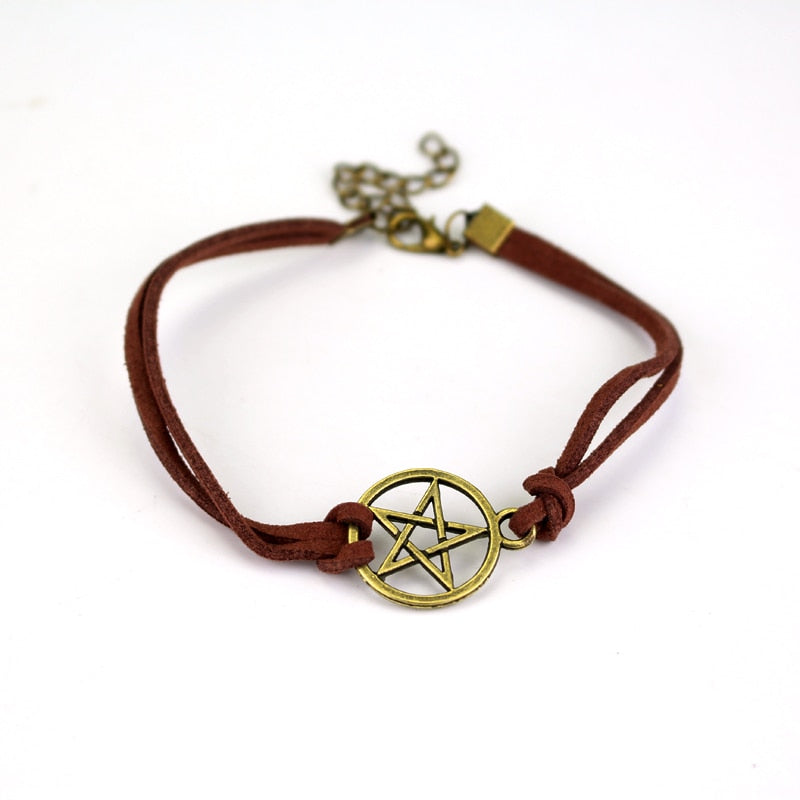 Supernatural Charm Vintage Bracelets Jewelry 6 Styles Dean Sam Winchester Gifts