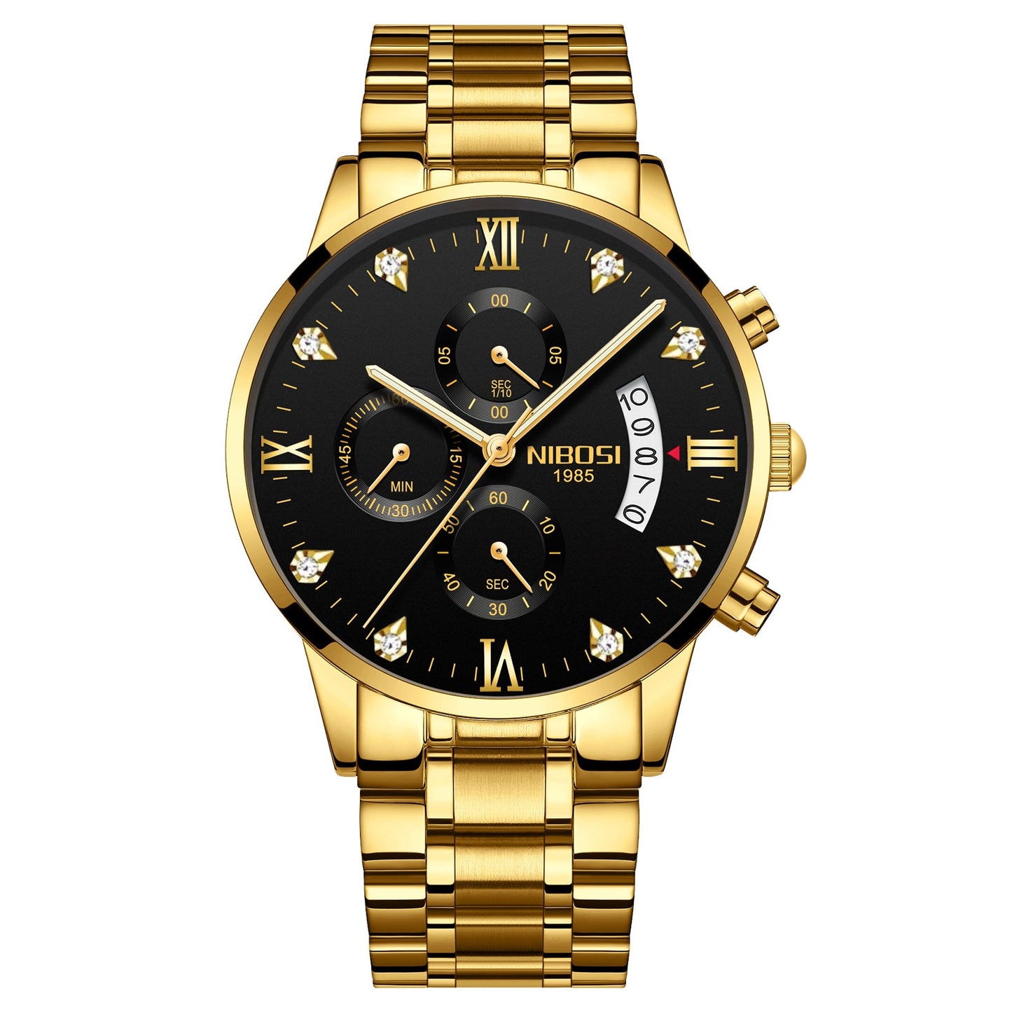 NIBOSI Relogio Masculino Men Watches Luxury Famous Top Brand Fashion Casual Dress Watch Military Quartz Wristwatches