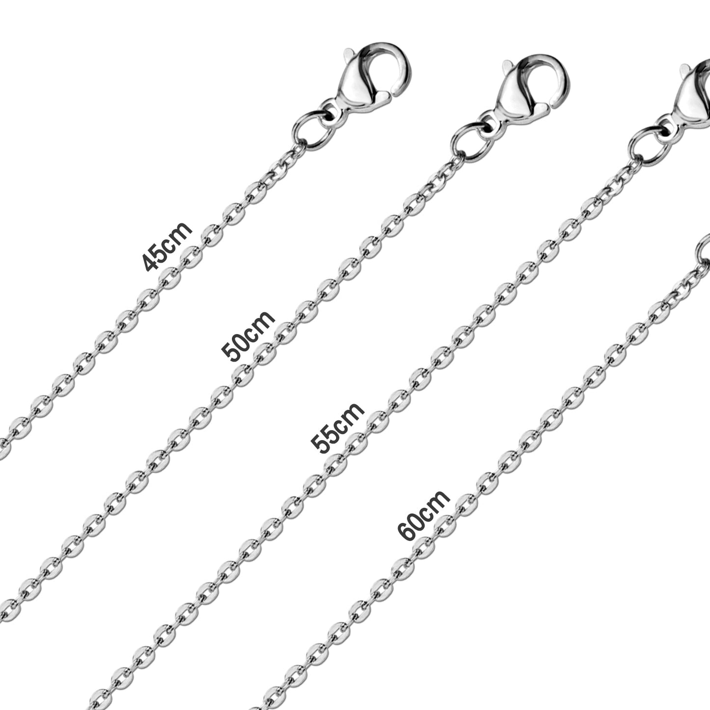 Stainless Steel Necklace Chains Woman
