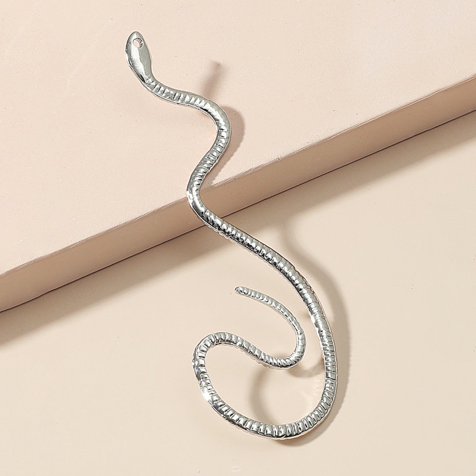 Non-hole Ear Clip Vintage Zircon Snake-shaped Earrings For Women