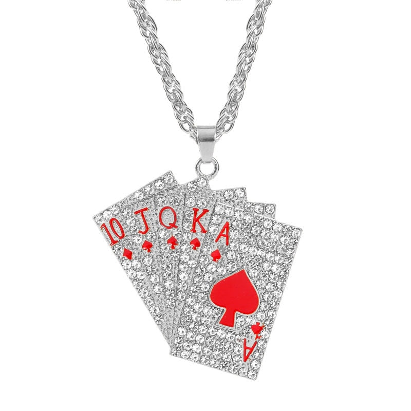 Playing Cards Pendants for the Gambler, Bettor, High-Roller in You