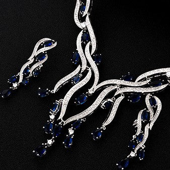 Crystal Zircon Jewelry Set Niki Ice